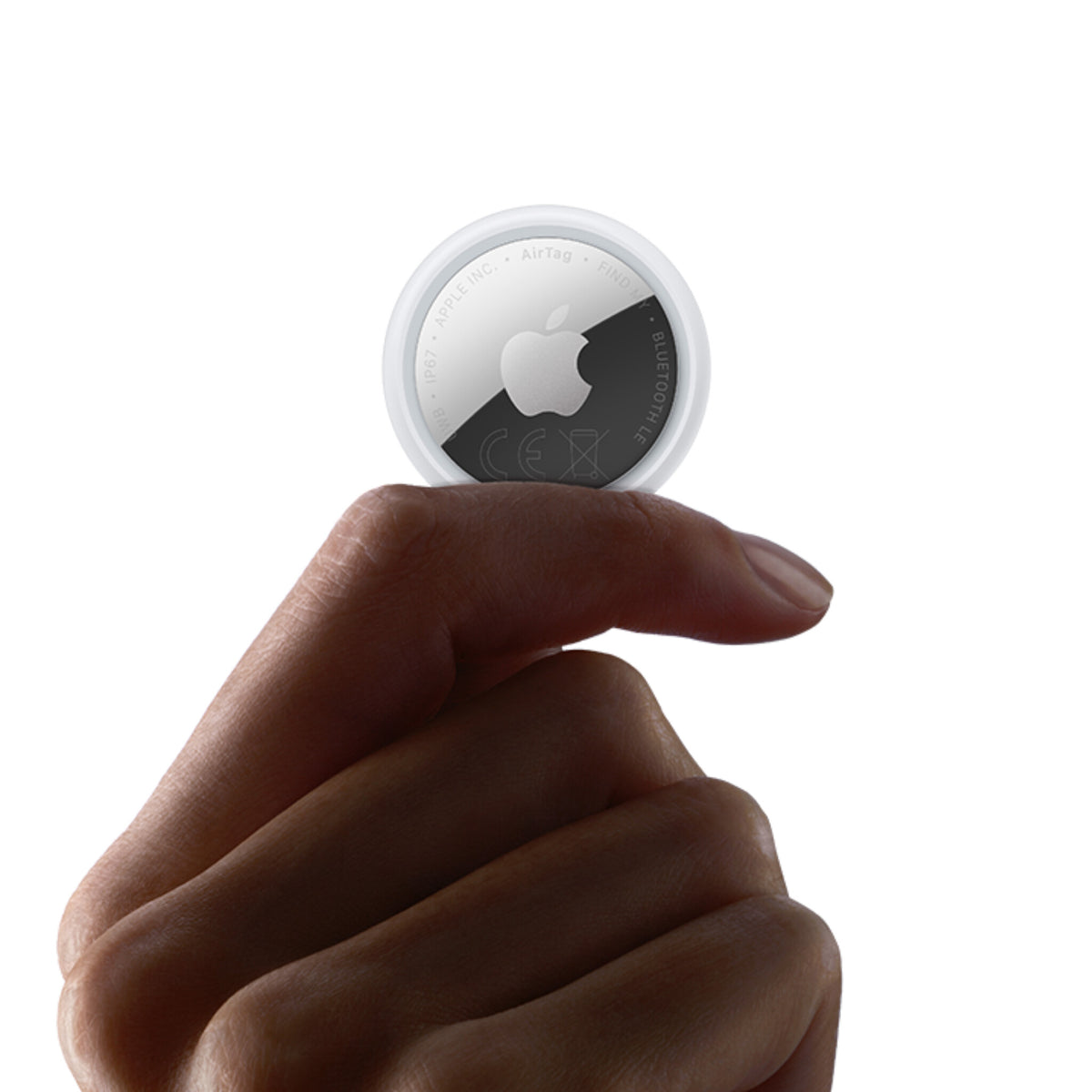 Apple AirTag Element Finder Sølv, Hvid
