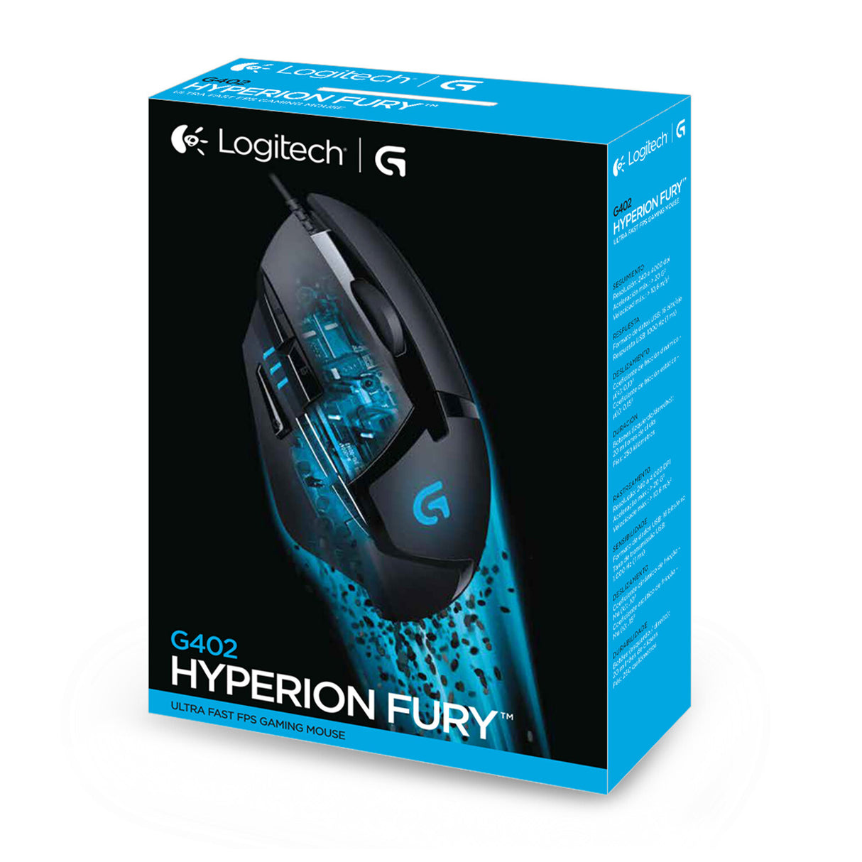 Logitech G Hyperion Fury mus Spil Højre hånd USB Type-A 4000 dpi