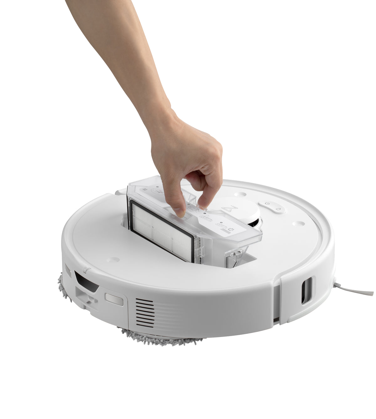 Roborock Qrevo Edge 5V1 Støvsuger Robotstyret Hvid