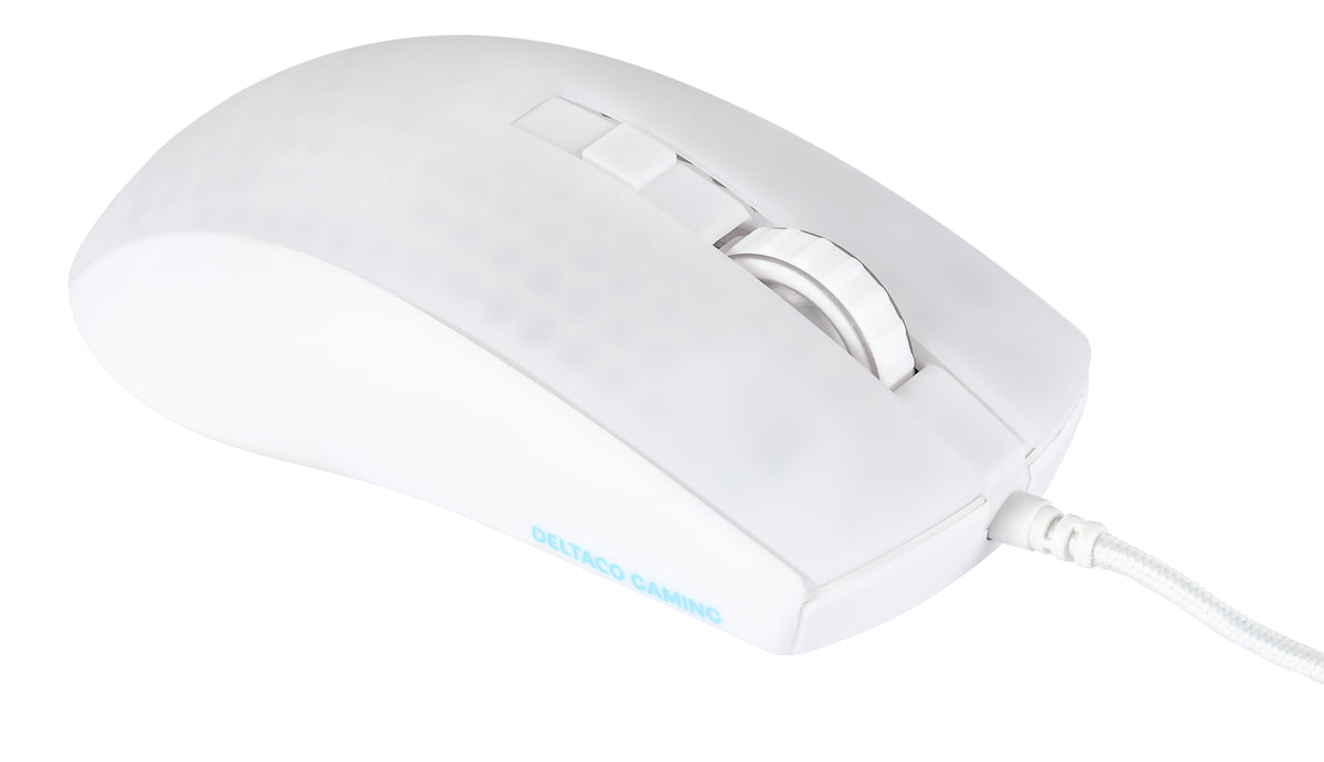 Deltaco Gaming WM87 ultralight mouse, white