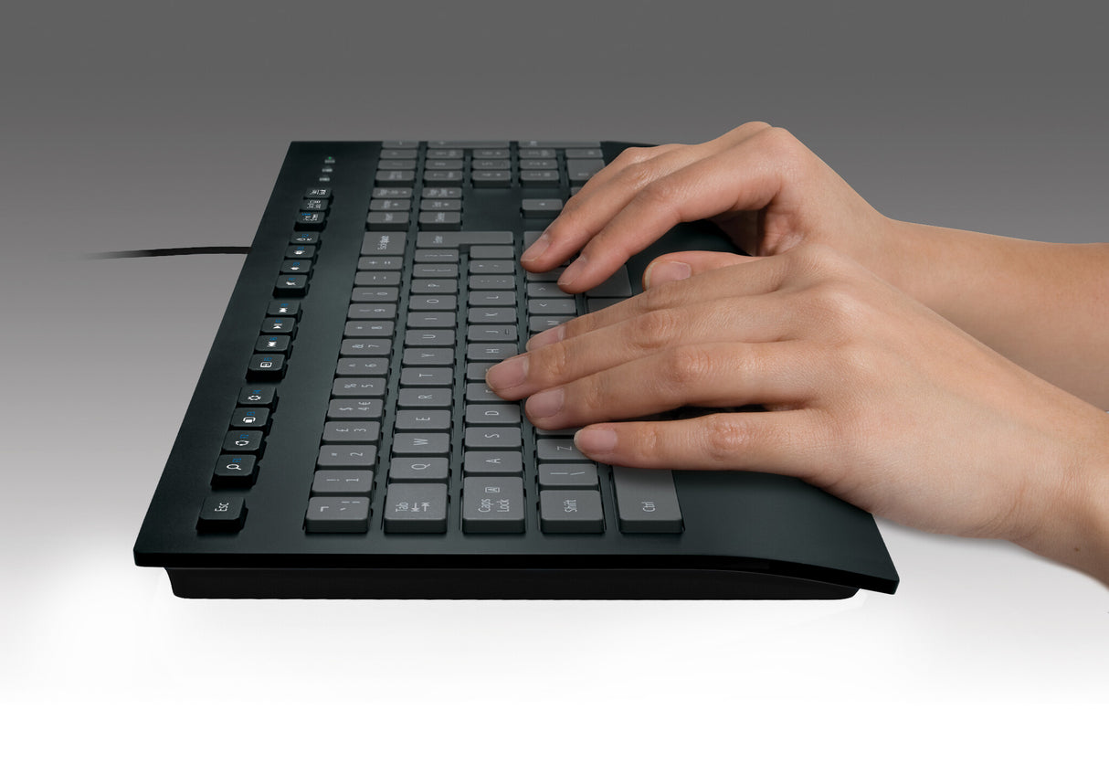 Logitech K280e for Business tastatur Kontor USB QWERTY US International Sort