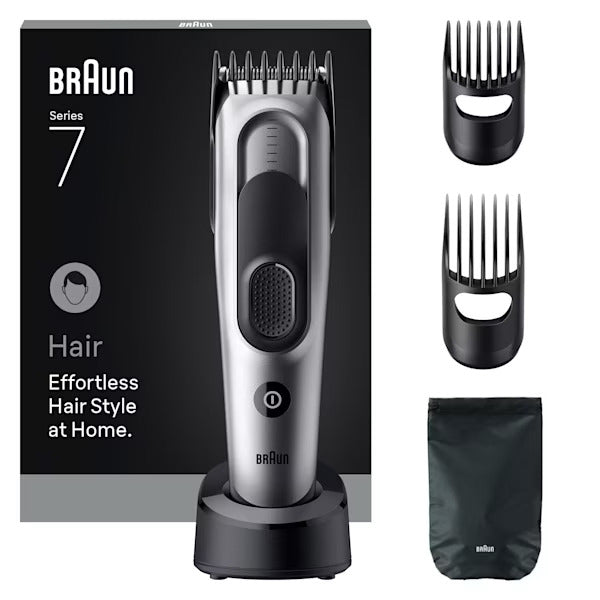 Braun Series 7 HC7590 Hårklipper Sort Grå