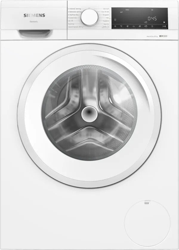 Siemens iQ300 WN34A1L0DN vaskemaskine - tørretumbler Fritstående Front-læsning Hvid