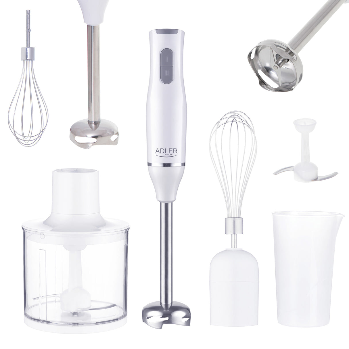 Adler AD 4620 blender 0,75 L Nedsænkning blender 800 W Hvid