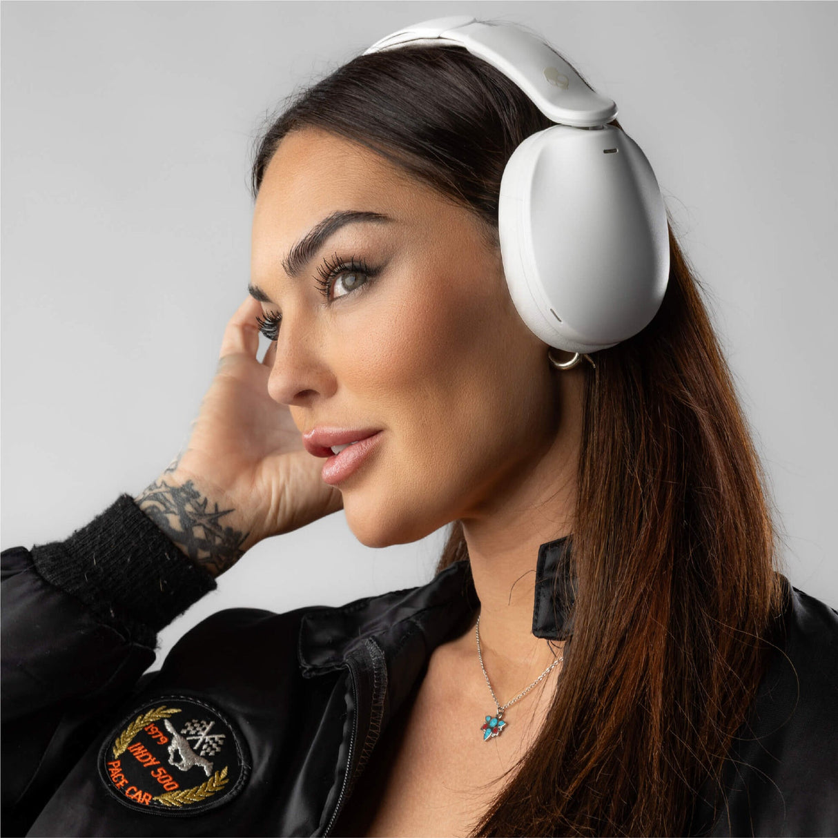 Skullcandy Hesh 360 Headset Kabel & trådløs Musik/hverdag USB Type-C Bluetooth Hvid