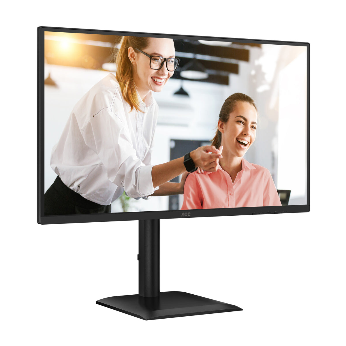 AOC E4 Q27E4CV computerskærm 68,6 cm (27") 2560 x 1440 pixel Quad HD LED Sort