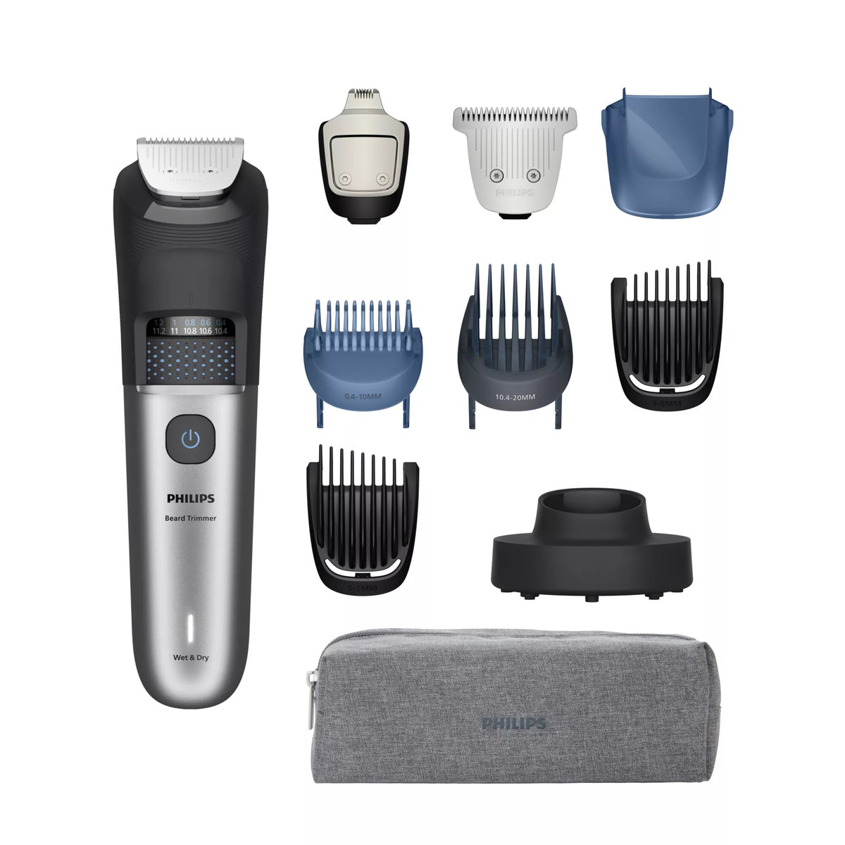 Philips 7000 Series BT7670 Trimmer Sort Sølv
