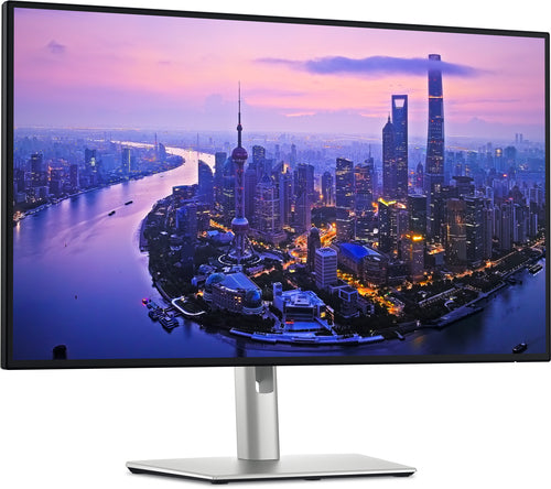 DELL UltraSharp U2725QE computerskærm 68,6 cm (27") 3840 x 2160 pixel 4K Ultra HD LCD Sort, Sølv