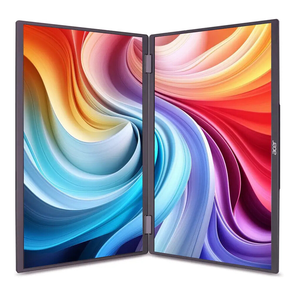 Acer PD163Qbmiuux computerskærm 39,6 cm (15.6") 1920 x 1080 pixel Double Full HD LED Grå