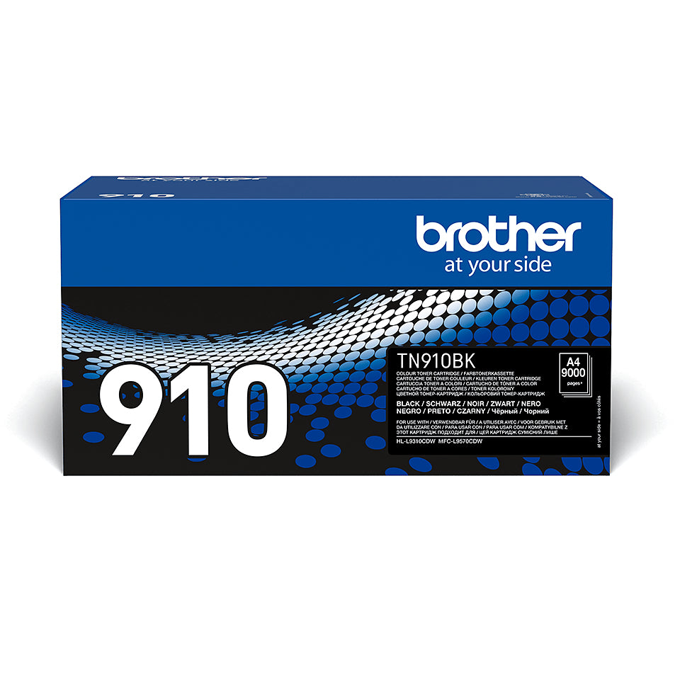Brother TN-910BK tonerpatron 1 stk Original Sort