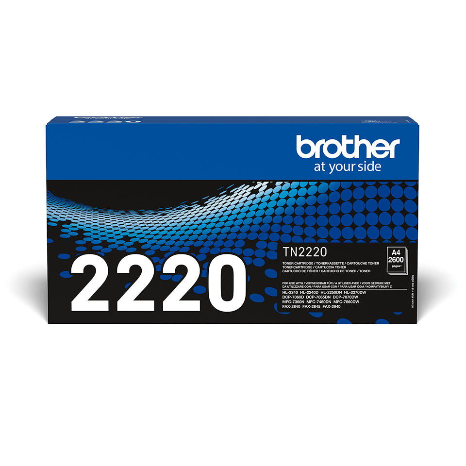Brother TN-2220 tonerpatron 1 stk Original Sort