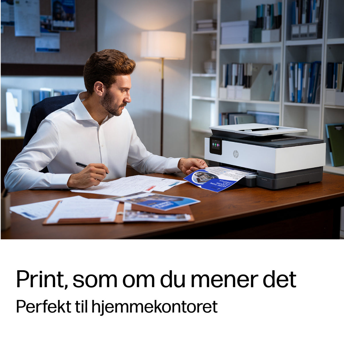 HP OfficeJet Pro 8124e Trådløst All-in-One Farve Printer, Instant Ink; 2-sidet printning