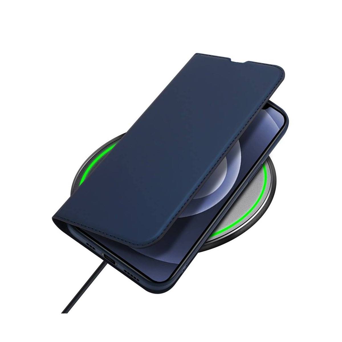 DUX DUCIS iPhone 13/14 cover med kortplads og klap - blå