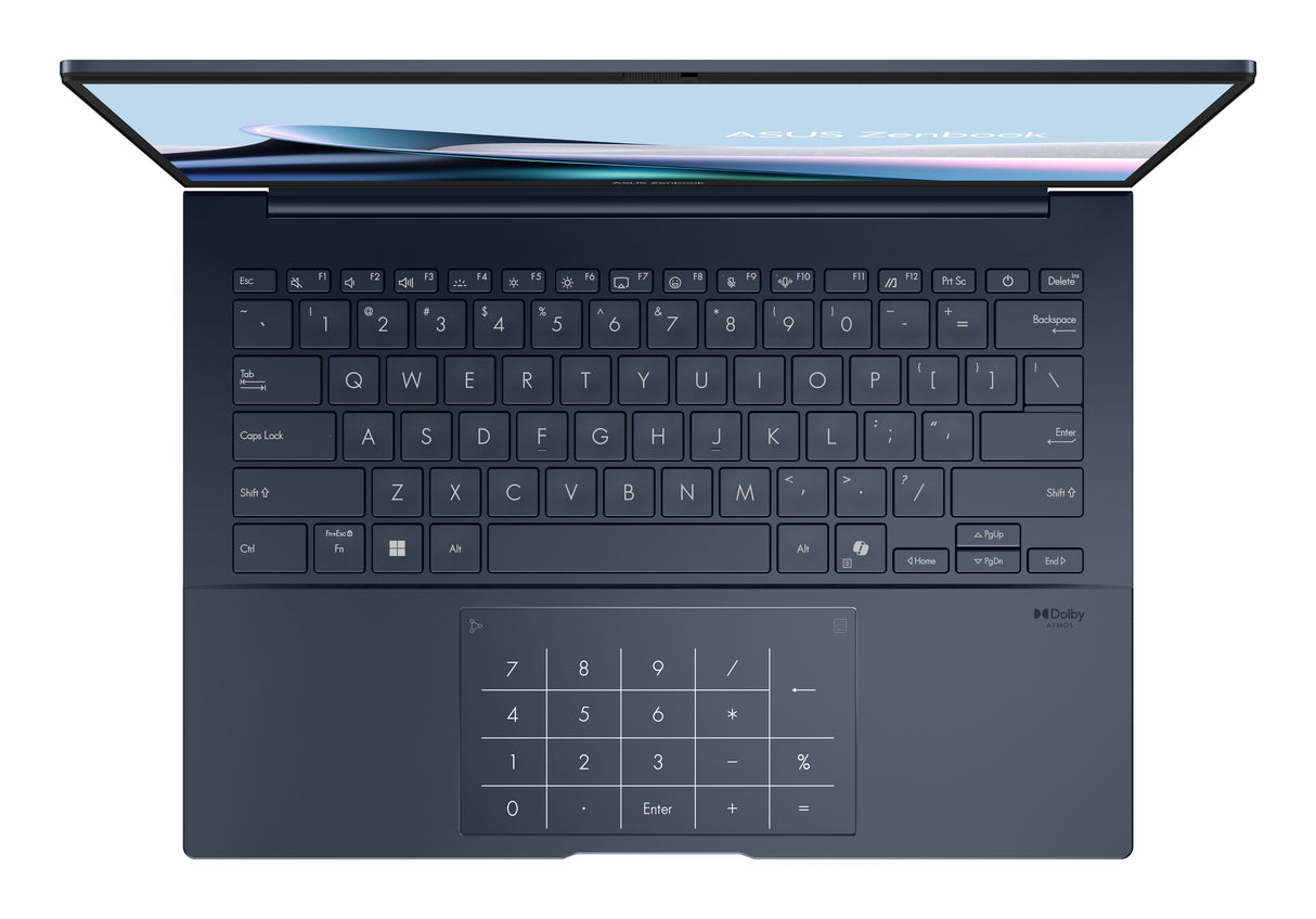 ASUS Zenbook 14 OLED UX3405CA-SU1294W Intel Core Ultra 7 255H Laptop 35,6 cm (14") Berøringsskærm 3K 32 GB LPDDR5x-SDRAM 1 TB SSD Wi-Fi 7 (802.11be) Windows 11 Home Blå