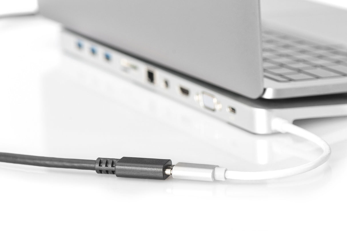 Digitus AK-300210-015-S USB-kabel USB 2.0 1,5 m USB C 0,48 Gbit/sek. Sort