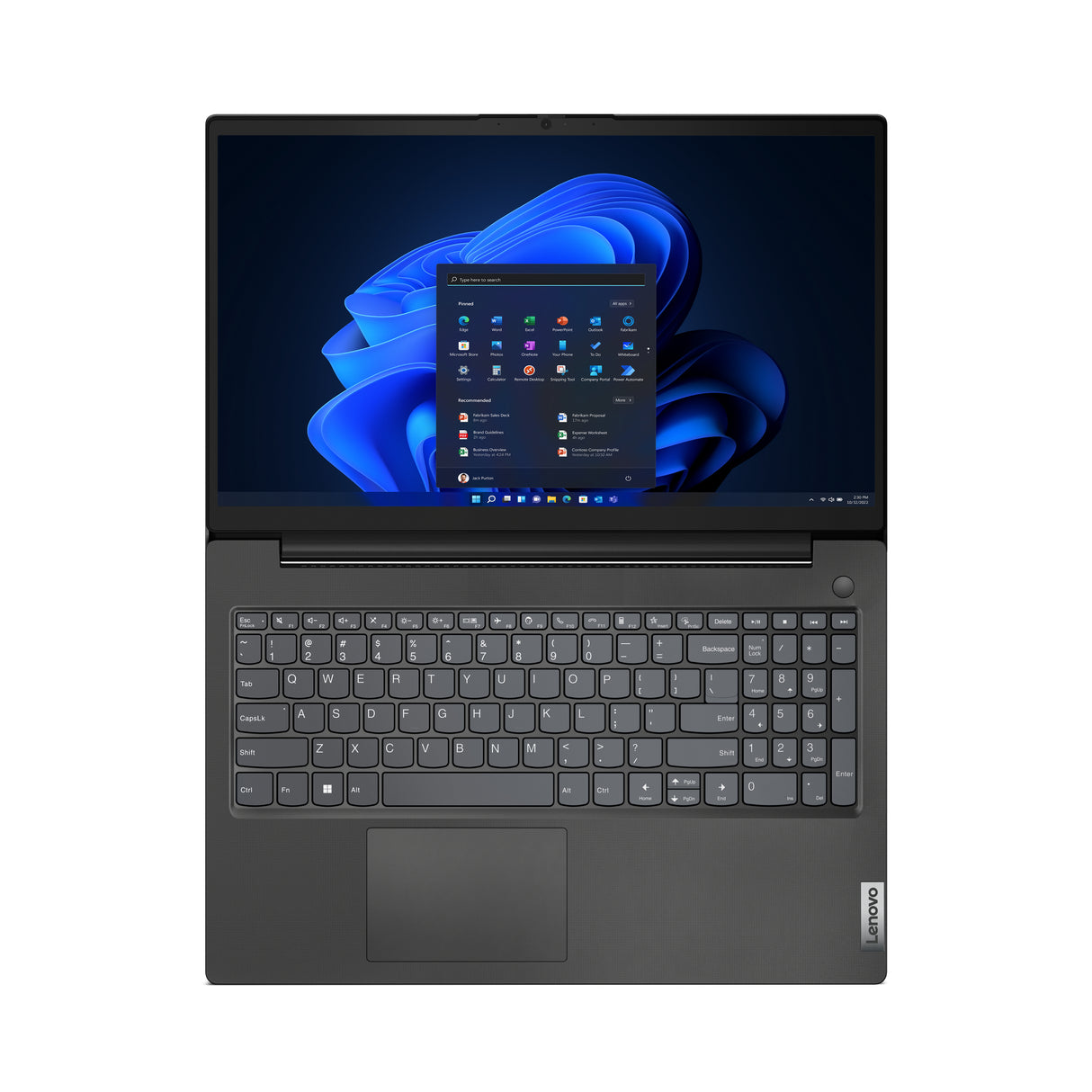 Lenovo V15 G4 AMN AMD Ryzen™ 5 7520U Laptop 39,6 cm (15.6") Fuld HD 16 GB LPDDR5-SDRAM 512 GB SSD Wi-Fi 6 (802.11ax) Windows 11 Pro Nordisk Sort