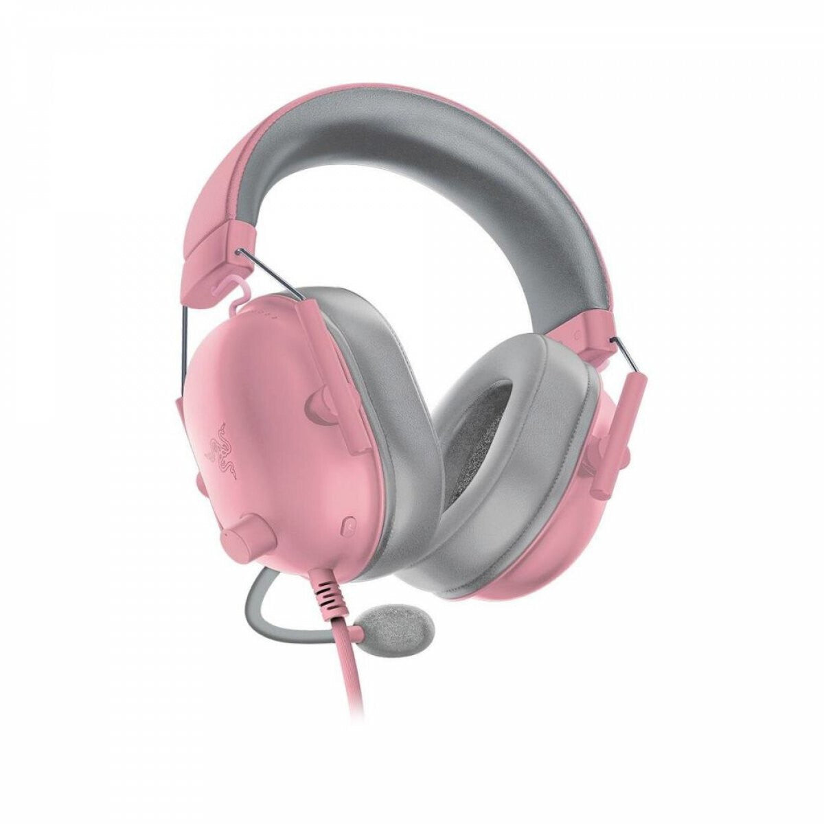 Razer Blackshark V2 X Headset Ledningsført Spil Lyserød