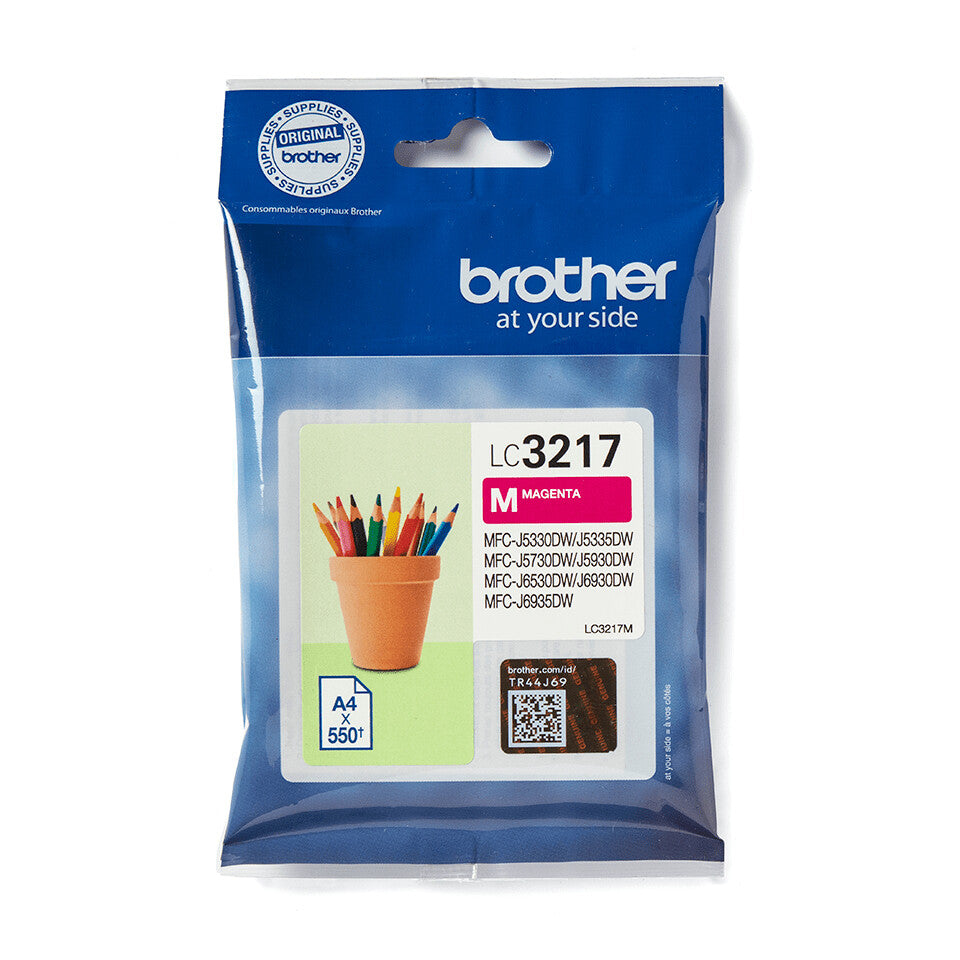 Brother LC3217M blækpatron 1 stk Original Magenta
