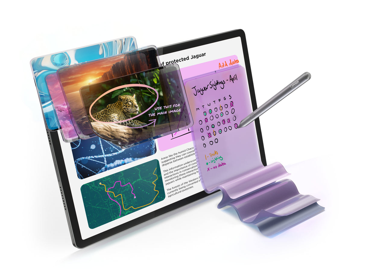 Lenovo Idea Tab Pro Mediatek 256 GB 32,3 cm (12.7") 8 GB Wi-Fi 6E (802.11ax) Android 14 Grå