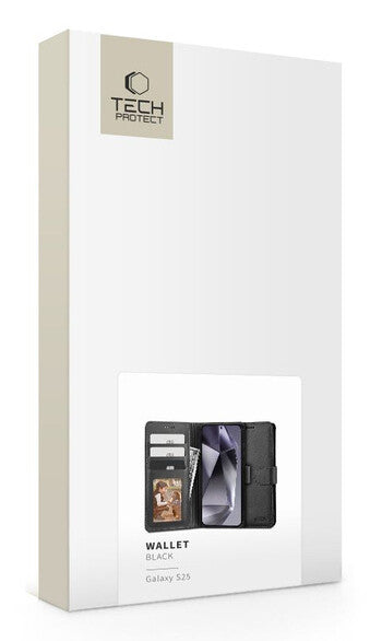 Tech-Protect 5906302322114 mobiltelefon etui 15,8 cm (6.2") Tegnebogsetui Sort