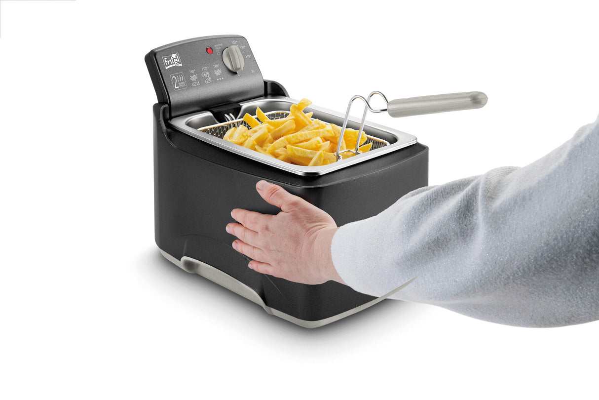 Fritel Turbo SF 4176 Enkelt 3 L Enkeltstående 2300 W Frituregryde Anthracit, Sort