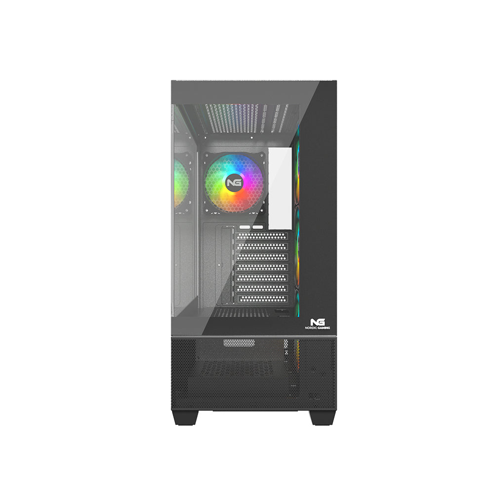 Nordic Gaming Hugin RGB Tower ATX Sort