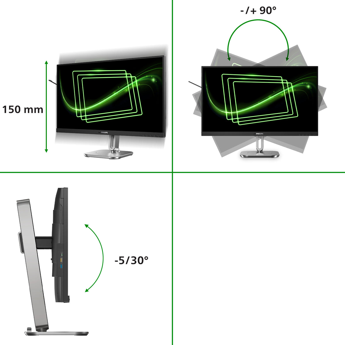 Philips 5000 series 27B2G5200/00 computerskærm 68,6 cm (27") 1920 x 1080 pixel Fuld HD LCD Anthracit