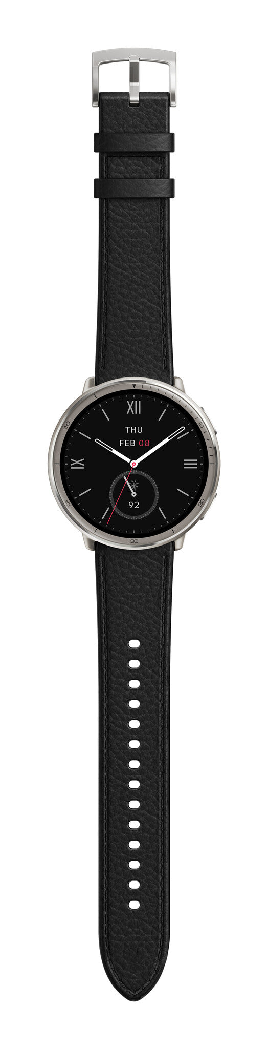 Amazfit W2433EU1N Smartwatch og sportsur 3,35 cm (1.32") AMOLED Digital 466 x 466 pixel Berøringsskærm Sølv