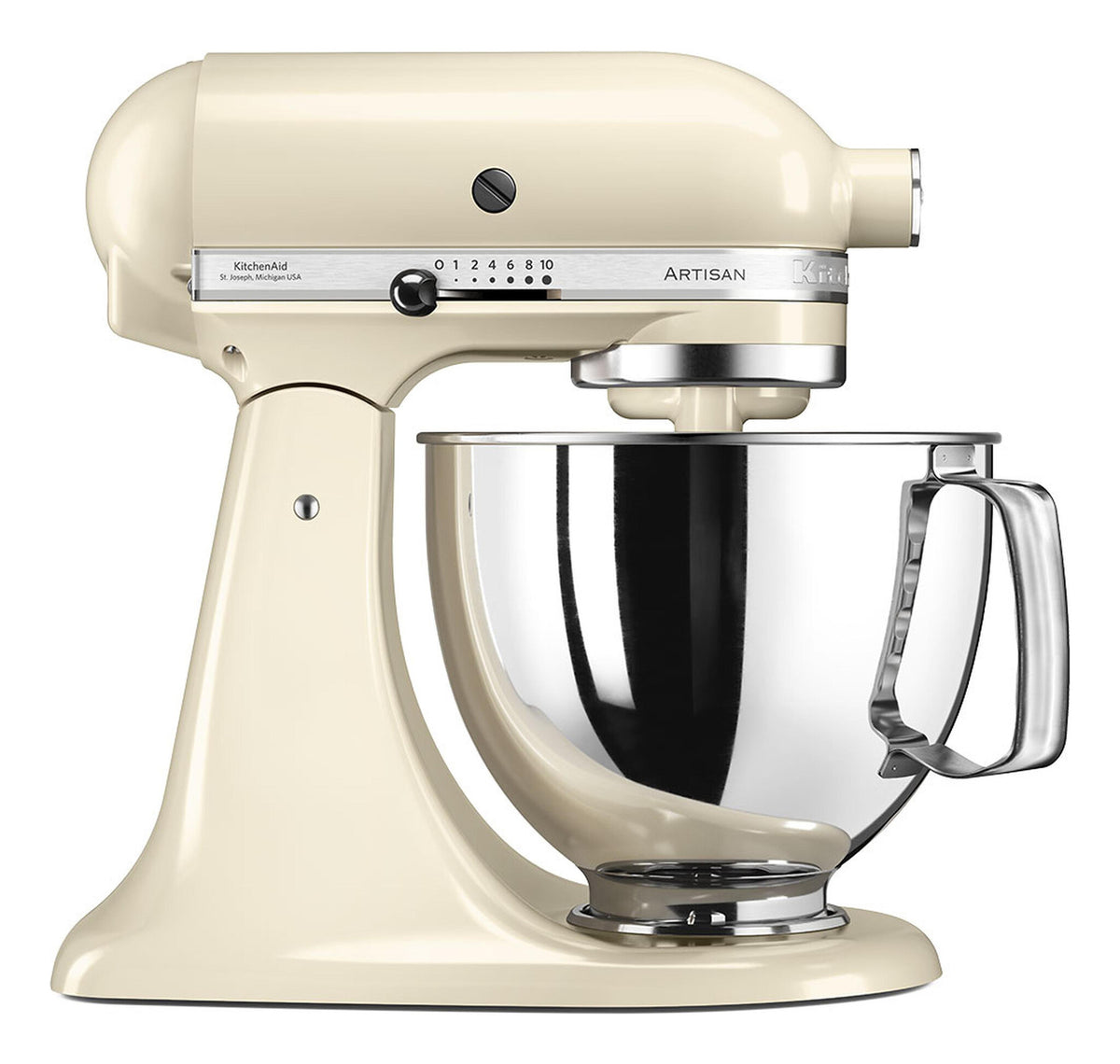 KitchenAid Artisan 5KSM125EAC Køkkenmaskine 4.8liter Cremefarvet