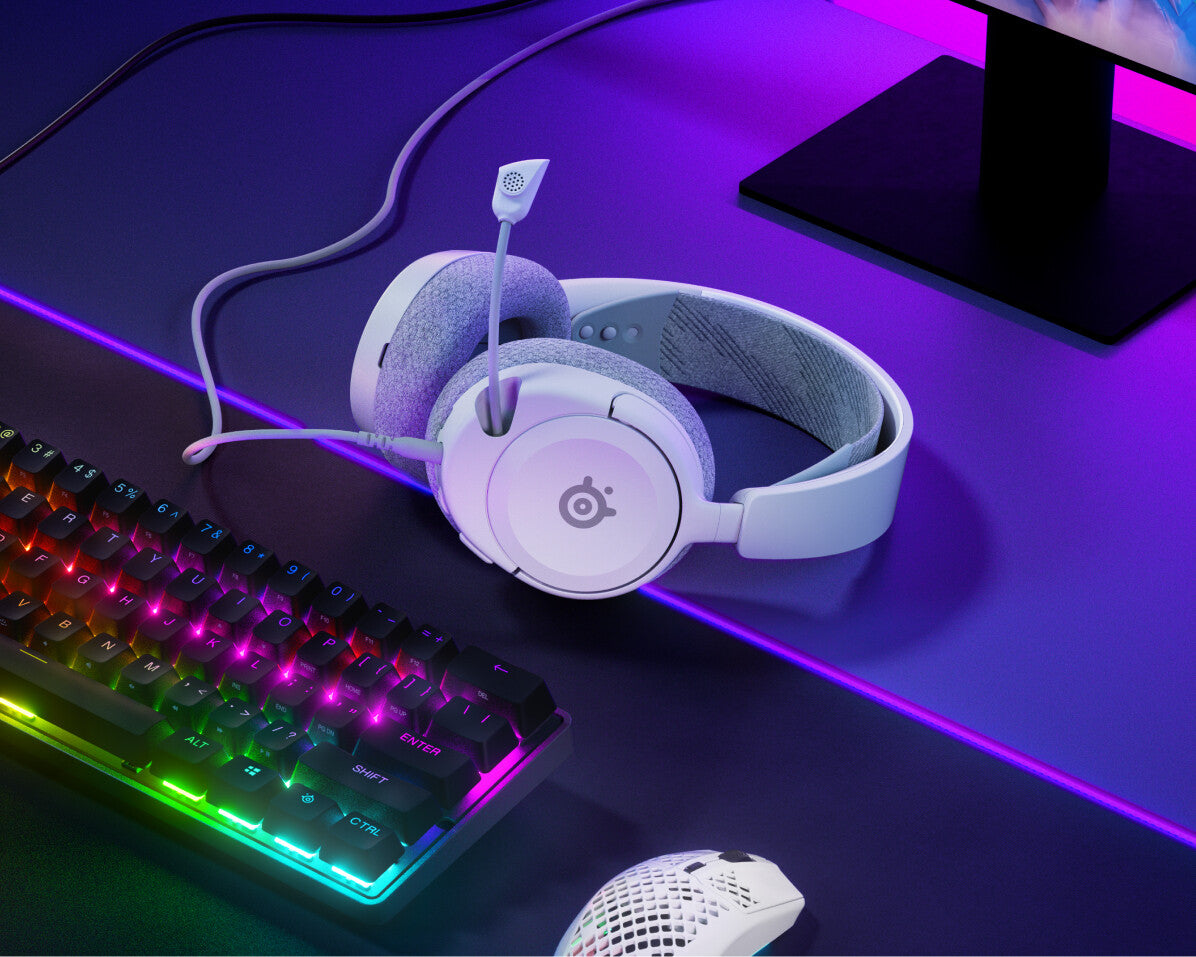 Steelseries Arctis Nova 1 Headset Ledningsført Spil Hvid