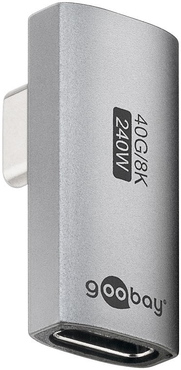 Goobay USB-C Adapter Lodret 90° Roteret USB4