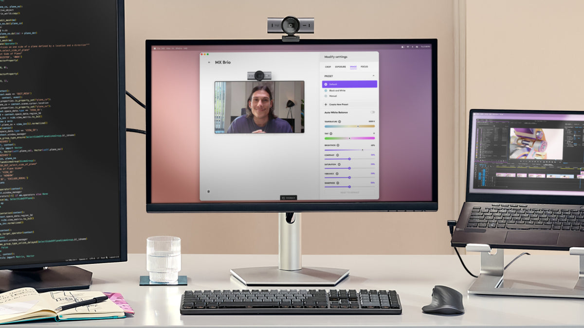 Logitech MX Brio 4K webcam (graphite)