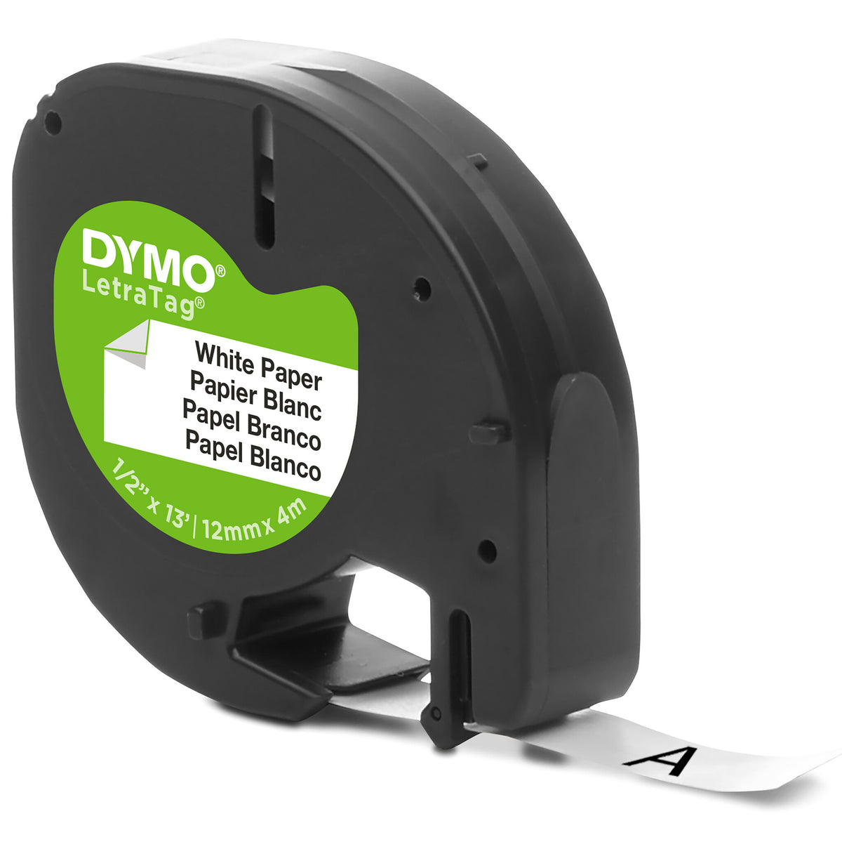 DYMO LetraTAG Tape (1,2 cm x 4 m) 1kassette(r) S0721510