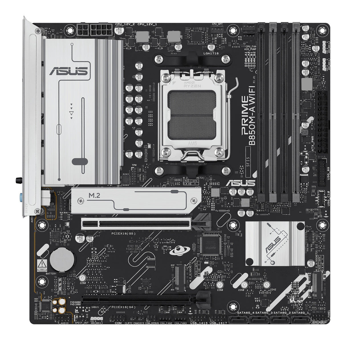 ASUS PRIME B850M-A WIFI AMD B850 Sokkel AM5 micro ATX