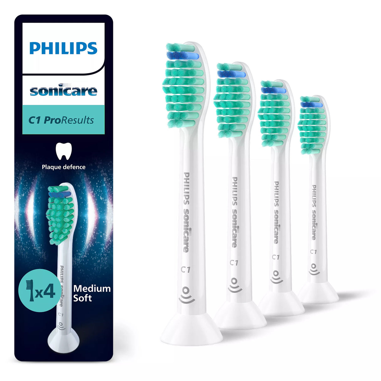 Philips Sonicare ProResults ProResults HX6014/87 Pakke med 4 børstehoveder