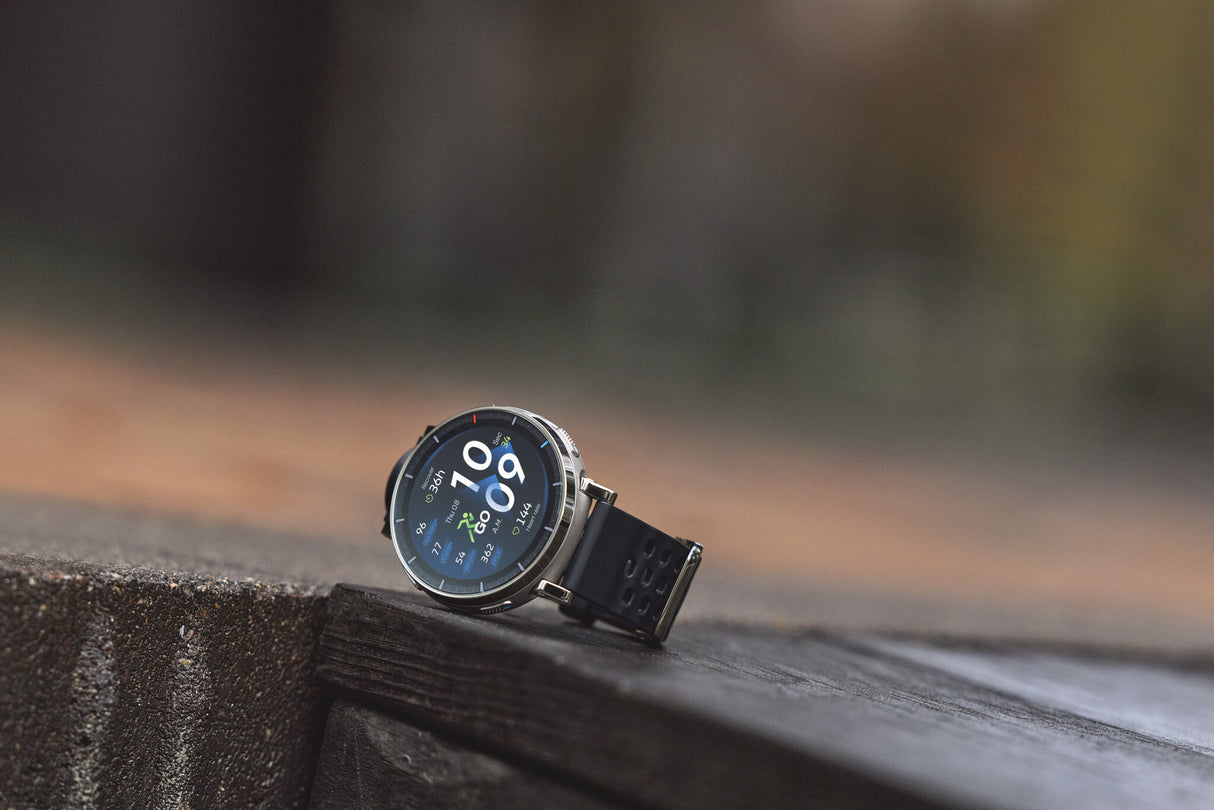 Amazfit Active 3 3,35 cm (1.32") AMOLED Digital 466 x 466 pixel Berøringsskærm Guld GPS (satellit)