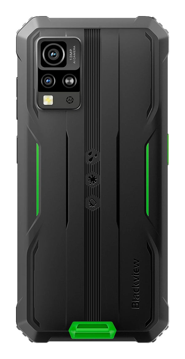 Blackview BV4800 PRO 16,7 cm (6.56") Dual SIM Android 14 4G 4 GB 128 GB 5180 mAh Sort, Grøn