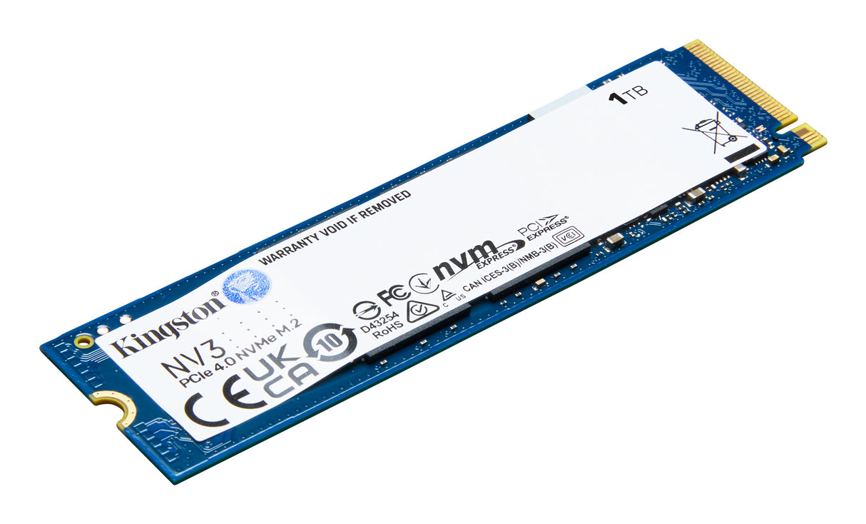 Kingston SSD NV3 1TB M.2 PCI Express 4.0 x4 (NVMe)