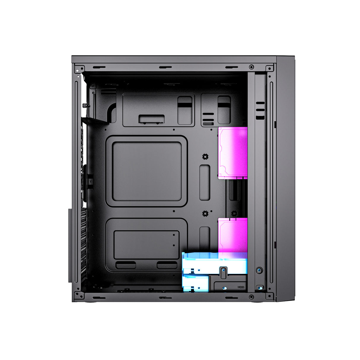 Gembird Fornax M100B Midi Tower Sort