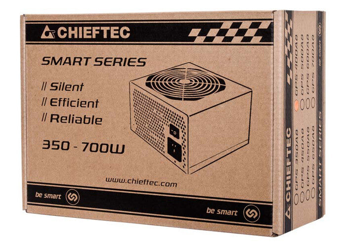 Chieftec GPS-650A8 enhed til strømforsyning 650 W 20+4 pin ATX PS/2 Sort