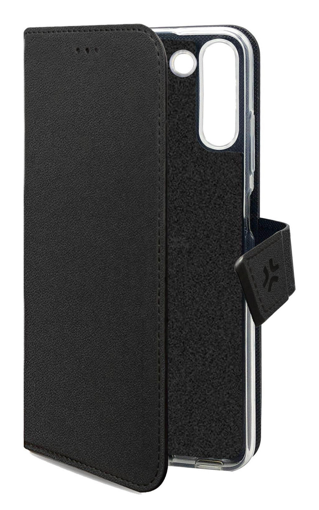 Celly WALLY1164 mobiltelefon etui 17 cm (6.7") Tegnebogsetui Sort