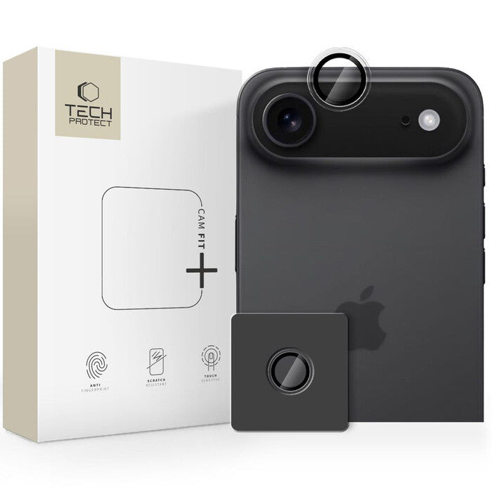Tech-Protect 5906302319152 Skærm og -bagsidebeskytter til mobiltelefon Beskyttelse af kameralinsen Apple 1 stk
