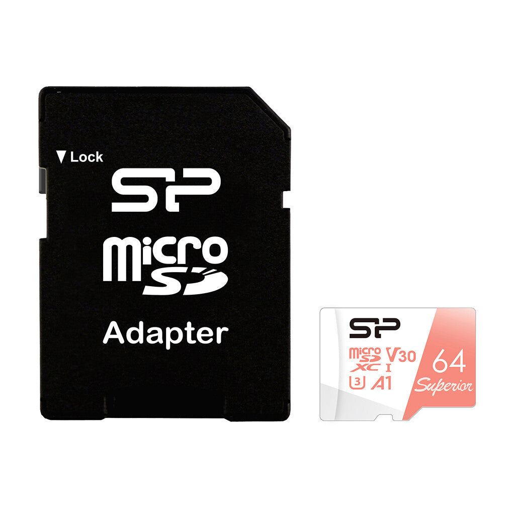 Silicon Power Superior 64 GB MicroSDXC UHS-I Klasse 10