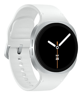 Samsung Galaxy Watch 8 3,3 cm (1.3") AMOLED 40 mm Digital 438 x 438 pixel Berøringsskærm 4G Sølv Wi-Fi GPS (satellit)
