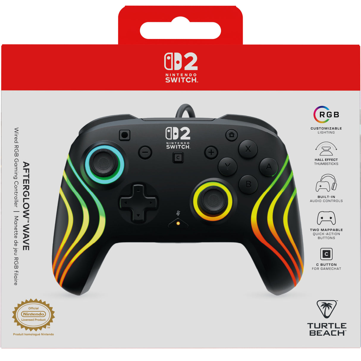 Turtle Beach TBC-8006-05 spil-controller Sort USB Gamepad Nintendo Switch, Nintendo Switch 2, Nintendo Switch OLED