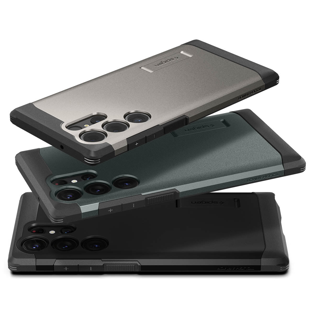 Spigen Tough Armor mobiltelefon etui 17,3 cm (6.8") Cover Sort