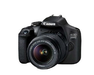 Canon EOS 2000D BK 18-55 IS II EU26 SLR kamerasæt 24,1 MP CMOS 6000 x 4000 pixel Sort