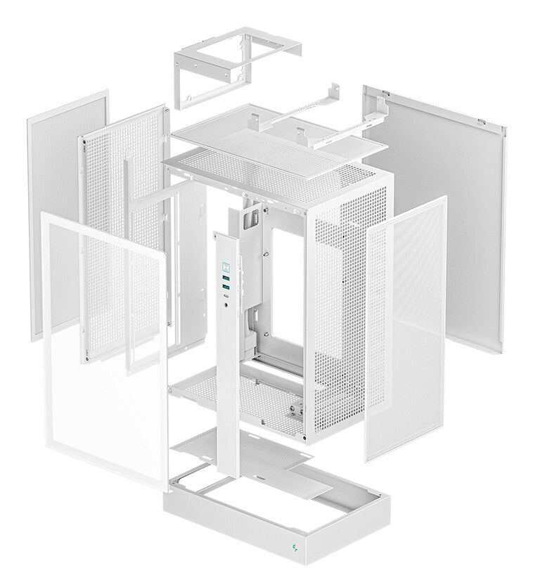 DeepCool CH170 PLUS WH Midi Tower Hvid