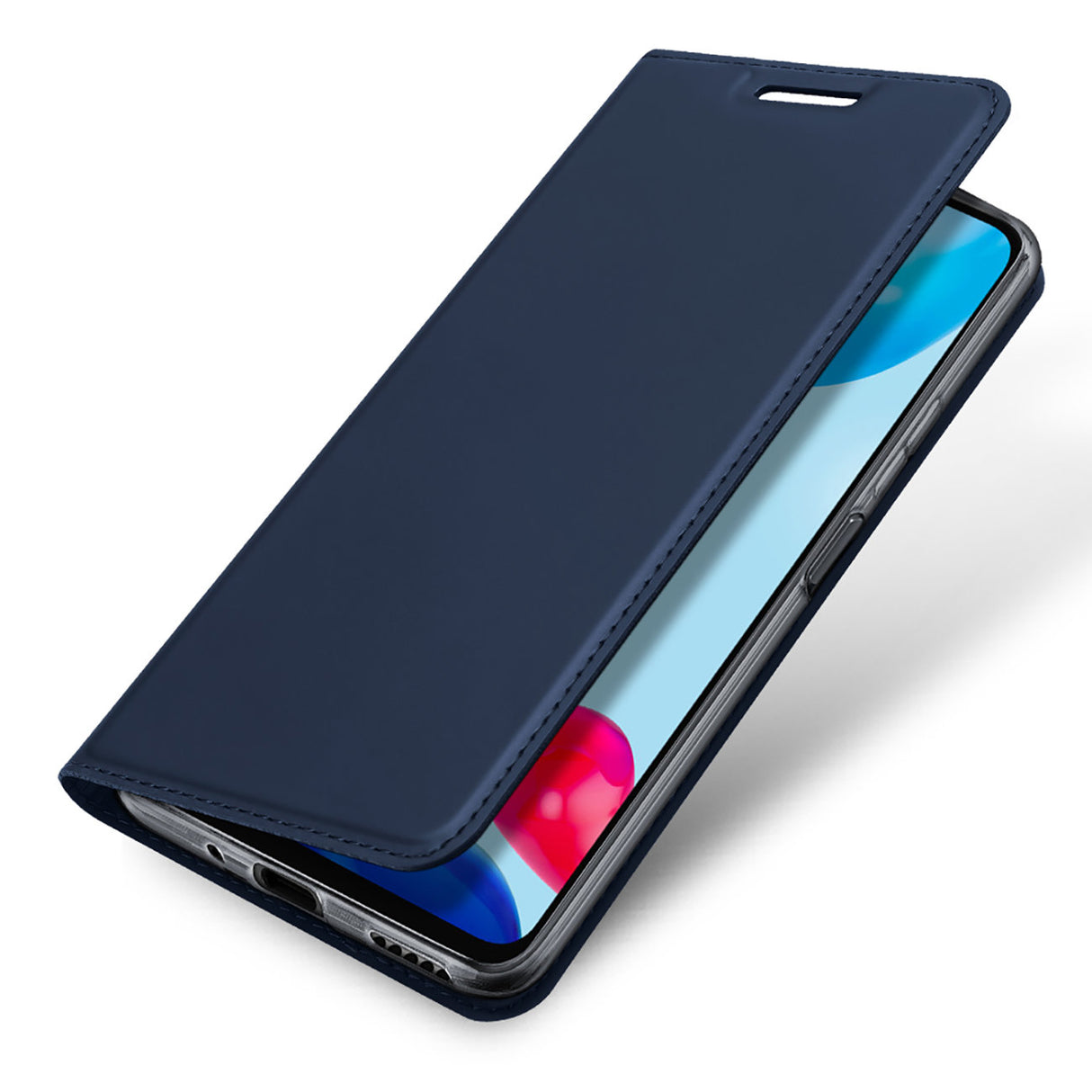 Dux Ducis Skin Pro Hylster Cover Flip Cover til Xiaomi Redmi Note 11S / Note 11 blå