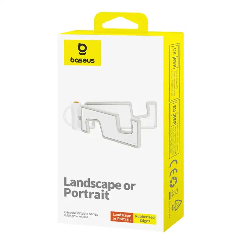Foldbar telefonholder Baseus (hvid)